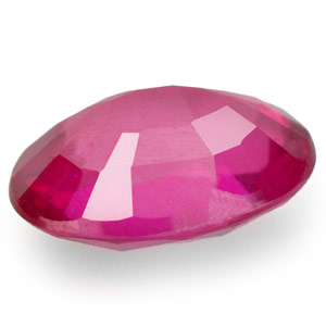 0.45-Carat Eye-Clean Intense Pinkish Red Ruby (Unheated) - Click Image to Close