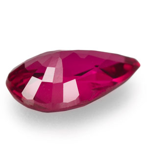 0.34-Carat Lustrous Purple Red Ruby from Mozambique (UH) - Click Image to Close
