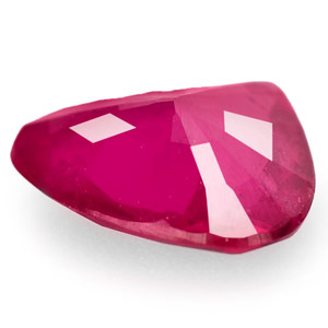 0.50-Carat Heart-Shaped Pinkish Red Ruby from Mozambique - Click Image to Close