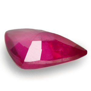0.34-Carat Eye-Clean Pinkish Red Ruby from Mozambique - Click Image to Close