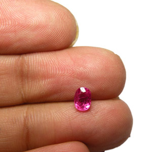 0.92-Carat AIGS-Certified Unheated Pinkish Red Ruby from Burma - Click Image to Close