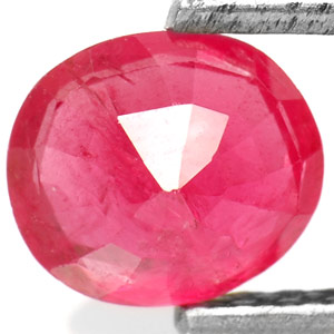 0.81-Carat Unheated Pinkish Red Ruby from Burma (IGI-Certified) - Click Image to Close