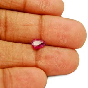 0.81-Carat Beautiful Pear-Shaped Burmese Ruby (Unheated) - Click Image to Close