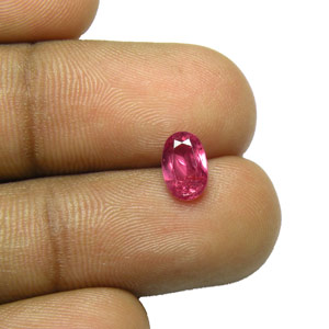 1.16-Carat Lustrous Pinkish Red Unheated Burma Ruby (IGI) - Click Image to Close