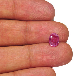2.39-Carat AIGS-Certified Unheated Intense Pink Ceylon Sapphire - Click Image to Close