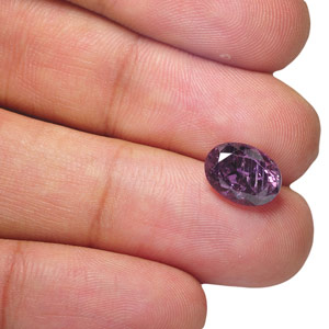 4.74-Carat Dazzling Unheated Purple Sapphire (AIGS-Certified) - Click Image to Close