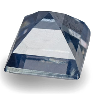 0.67-Carat Velvety Greenish Blue Square Eye-Clean Sapphire - Click Image to Close