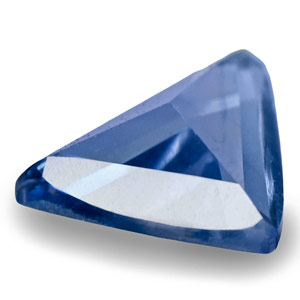 0.23-Carat Flawless Velvety Intense Blue Sapphire from Ilakaka - Click Image to Close