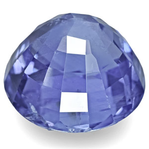 4.65-Carat 9mm Round Unheated Cornflower Blue Burmese Sapphire - Click Image to Close