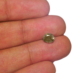 2.22-Carat Unheated Bluish Yellowish Green Sapphire - Click Image to Close