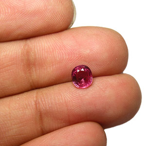 1.01-Carat Unheated Purplish Pink Sapphire from Niassa (AIGS) - Click Image to Close