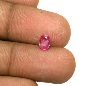 0.76-Carat High-Clarity Unheated Pink Sapphire from Burma - Click Image to Close