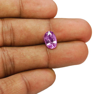 2.66-Carat Unheated Vivid Purple Sapphire from Burma (AIGS) - Click Image to Close