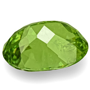 0.97-Carat Deep Yellowish Green Oval-Cut Demantoid Garnet - Click Image to Close