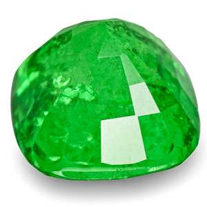 0.78-Carat Cushion-Cut Tsavorite Garnet from Tsavo Mines, Kenya - Click Image to Close