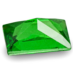 0.32-Carat Rectangular Scissor Cut Chrome Green Tsavorite - Click Image to Close