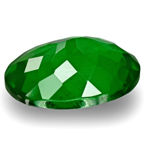 0.82-Carat Magnificent Oval-Cut Chrome Green Tsavorite Garnet - Click Image to Close