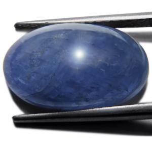 14.98-Carat Sky Blue Burmese Sapphire Cabochon (Non-Heated) - Click Image to Close