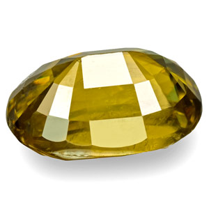 0.67-Carat Rare VVS-Clarity Greenish Golden Titanite Sphene - Click Image to Close