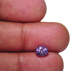 1.25-Carat VVS Vivid Purple Spinel from Sri Lanka - Click Image to Close