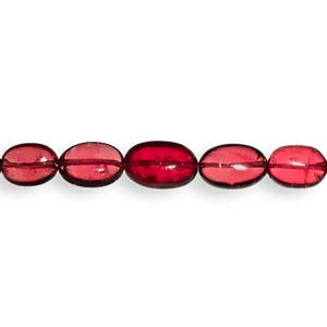 15.27-Carat 11-pc Layout of Intense Red Burmese Spinel Beads - Click Image to Close