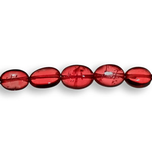 7.08-Carat 11-pc Strand of Deep Pinkish Red Burmese Spinels - Click Image to Close