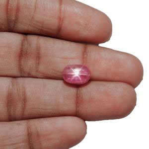 5.96-Carat Splendid Dark Pink Burma Star Ruby - Click Image to Close