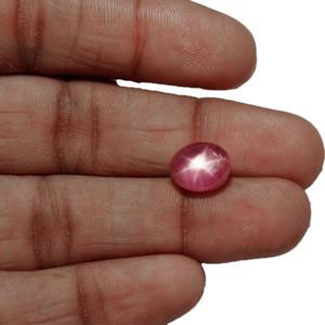 6.12-Carat Intense Pink Burmese Star Ruby - Click Image to Close