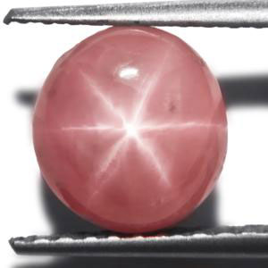 4.73-Carat Unique Baby Pink Burmese Star Ruby with Dancing Star - Click Image to Close