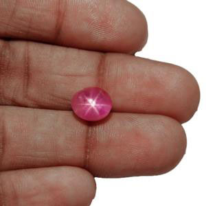 4.99-Carat Wonderful Burmese Star Ruby (Natural & Unheated) - Click Image to Close