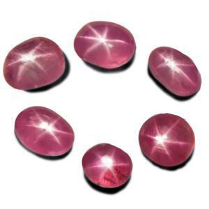 8.87-Carat Assorted Lot of Wonderful Pink Burmese Star Rubies - Click Image to Close