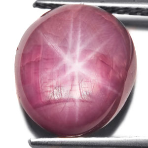 8.55-Carat Ultra Rare Burmese Star Ruby with "Double Star" - Click Image to Close
