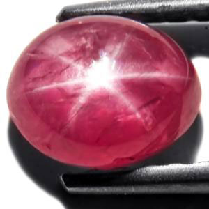 2.12-Carat Dark Pink Burmese Star Ruby (Natural & Unheated) - Click Image to Close