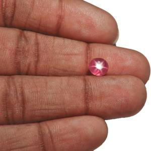 2.03-Carat Glorious Vivid Pink 6-Ray Star Ruby from Burma - Click Image to Close