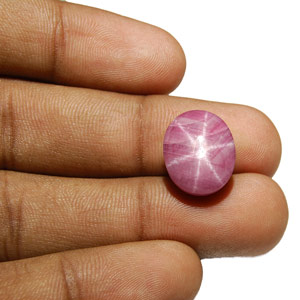 15.42-Carat Star Ruby with Super Sharp Dancing Star (AIGS) - Click Image to Close