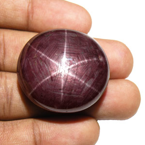 166.94-Carat King-Size Star Ruby with Razor Sharp 6-Ray Star - Click Image to Close