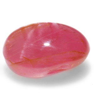 6.44-Carat Superb Orangish Red Star Ruby from Burma (Unheated) - Click Image to Close