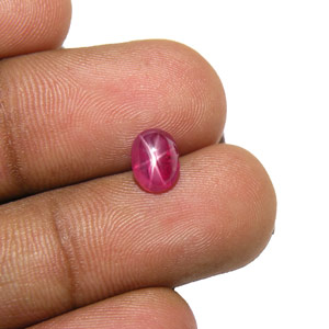 1.50-Carat Burmese Star Ruby with Sharp 6-Ray Dancing Star - Click Image to Close