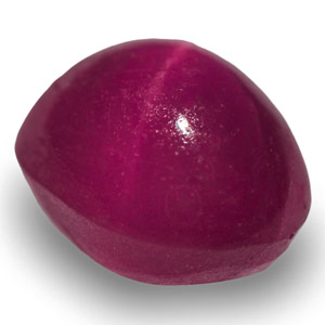 0.88-Carat Oval-Cut Deep Purplish Red Burmese Star Ruby - Click Image to Close