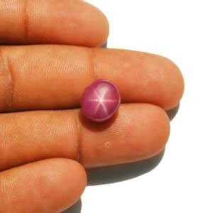 7.04-Carat Pleasing 6-Ray Star Ruby (Natural & Untreated) - Click Image to Close