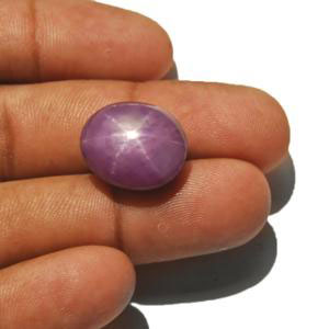 18.15-Carat Natural & Untreated Purple Star Ruby - Click Image to Close