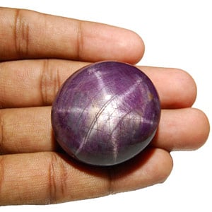 261.80-Carat Massive AIGS-Certified Natural Purple Star Sapphire - Click Image to Close