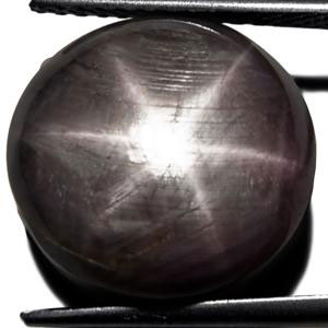 29.94-Carat Large Round 6-Ray Grey Star Sapphire - Click Image to Close