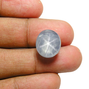 17.26-Carat Eye-Catching Burmese Star Sapphire (Very Sharp Star) - Click Image to Close