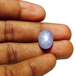 11.82-Carat Unheated Light Blue Burmese Star Sapphire - Click Image to Close