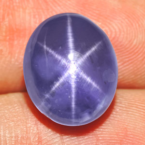 13.52-Carat Transparent Deep Blue Star Sapphire from Sri Lanka - Click Image to Close