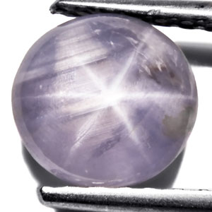 2.30-Carat Light Pinkish Grey Star Sapphire from Ceylon - Click Image to Close