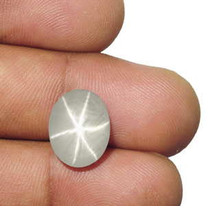 6.68-Carat Ceylonese Star Sapphire with Super Sharp 6-Ray Star - Click Image to Close