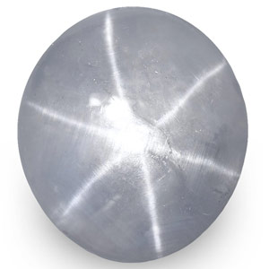 7.91-Carat Lovely Greyish Blue Star Sapphire from Sri Lanka - Click Image to Close