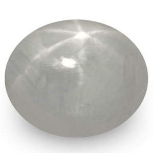 8.07-Carat 10mm Round Intense Grey Star Sapphire from Ceylon - Click Image to Close